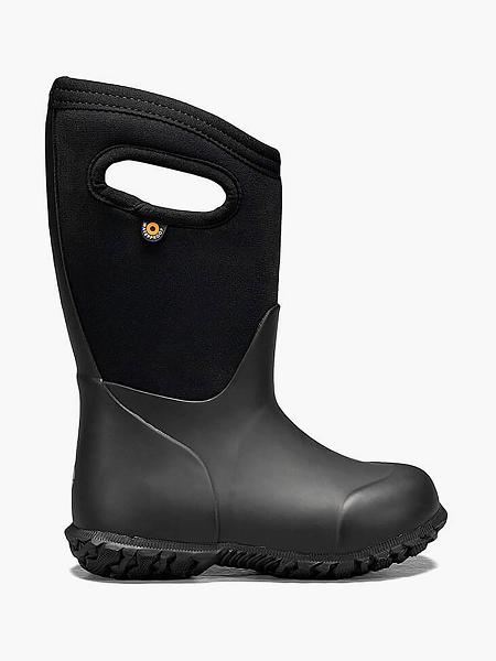 BOGS Boots Deutschland - York Solid Isolierte Regenstiefel Kinder Schwarz DE21384